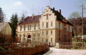  Gasthof Laufenmühle Lauterach mit Tuffsteinsäge Lauterach